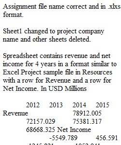 Excel Project